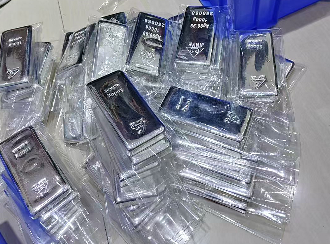 銀條 國(guó)標(biāo)純銀Ag99.99 投資銀條